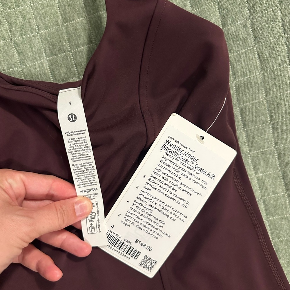 Lululemon Athletica Plum Mini Dress - Picture 5 of 6
